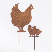 Hen & Chicks Silhouette